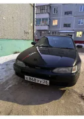 Toyota Corolla Levin, 1998 года, 115 лс, 215754 км, АКПП. Легковой автомобиль, марка: TOYOTA, модель: COROLLA LEVIN, год изготовления: 1998, номер кузова AE1115054335, цвет: черный-оранжевый, ПТС: 27НВ064780, г/н: Е868УУ28, разрешенная максимальная масса 1230 кг, масса без нагрузки 1150 кг, вид…