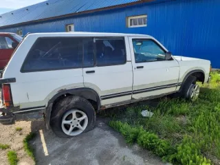 Годные остатки автомобиля марки Chevrolet Blazer, белого цвета, 1993 года выпуска, государственный регистрационный знак О773МН51 (таблички с номерами фактически отсутствуют). VIN: 1GNDT13Z3R2150699. Ключ, СТС, ПТС отсутствуют. Коррозия металла (в том числе сквозная), вмятины по всему кузову ТС…