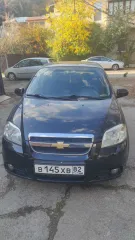 Chevrolet Aveo, 2007. Транспортное средство: Шевроле Авео, ГРЗ В145ХВ82, 2007 года выпуска, идентификационный номер KL1SF69YE8B093395, цвет: черный, мощность двигателя 63,3 (86) кВт (л.с.). Транспортное средство на ходу, по кузову имеются царапины. Машина стоит по адресу: г. Ялта, ул. Батурина, д…