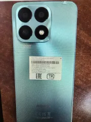Honor X8a CRT-LX1 б/у сотовый телефон марки «HONOR Х8а» модель «CRT-LX1», IMEI1: 863112062062418, IMEI2: 863112062080428, б/у, голубого цвета, по корпусу имеются потертости, чехол черного цвета — 1 шт.