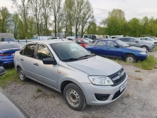 Lada Granta 2016, 87 лс, 142883 км, VIN XTA219010G0405668, гос. номер Е994Р073, цвет серебристый, год выпуска 2016.