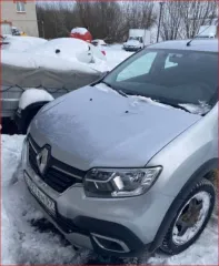 Renault Logan Stepway 2021 года, 82 л.с., пробег 98537 км. Двигатель K7MA812UG84557, VIN X7L4SRLVG67709032.