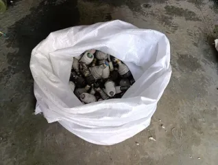 Фрагменты ОЧ РКН в виде лома драгоценных металлов, образовавшиеся после разделки и сортировки фрагментов отделяющихся частей РКН после запуска БКА с КА "Глонасс-К2" №14Л