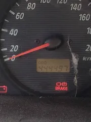 Hyundai Santa Fe 2001 года, VIN: KMHSD81DP1U088165, госномер: В527ОТ86. Пробег 444497 км.