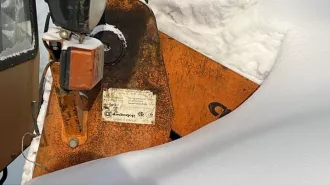 Погрузчик Amkodor 342В в нерабочем, разобранном состоянии, госномер 1865РА14.