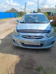 Hyundai Solaris, 2011, двигатель G4FA BW358328 (по ПТС производилась замена на аналогичный), кузов Z94CT41CBBR068458, серо-голубой, 107 л.с., 1396 куб. см, бензин, экокласс 4, VIN 294CT41CBBR068438