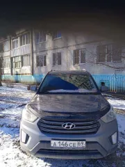 Автомобиль Hyundai Creta, регистрационный номер А146СЕ69, 2017 года выпуска, VIN Z94G2813DHR052614. Цвет серый.