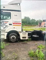 КамАЗ М1840 2019 Грузовой тягач седельный КамАЗ М1840 5490-S5 (VIN ХТС549005К2526346), Е 543 ХС 123, 2019 г.в., 758 238 км., 11 967 куб. см., цвет: белый. Краснодарский край, р-н Северский.