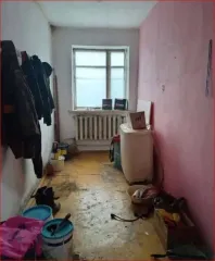 Квартира 33,9 м², 3 комнаты, Приморский край, р-н. Хорольский, с. Лукашевка, ул. Новая, д. 1, кв. 1. Жилое помещение, требуется ремонт. Фото квартиры в приложении.