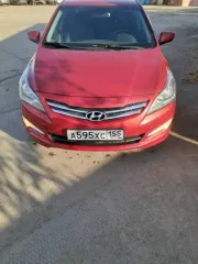 Hyundai Solaris, 2015 года, 123 лс, 128715 км, АКПП. Транспортное средство: Хундай Солярис, год выпуска 2015, номер двигателя G4FC FW411636, идентификационный номер (VIN): Z94CT41DBFR418965, цвет кузова (кабины): красный гранат, рабочий объем (см³): 1591, мощность: 123 л/с, привод: передний…