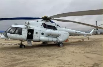 Вертолёт МИ-26Т, бортовой номер RA-06259, заводской номер 34001212409. Находится на полигоне «СКОЛ» в Сургуте.