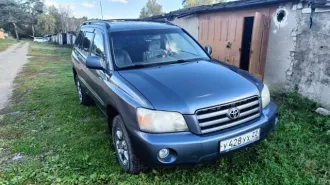 Toyota Highlander 2004 года, 230 л.с., пробег 257843 км, автоматическая коробка передач. VIN: JTEEP21A040032971, госномер У428УХ22.