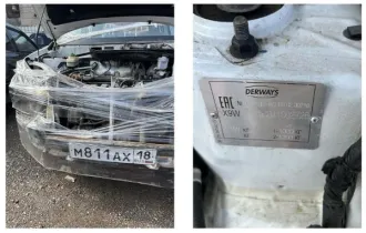 Легковой автомобиль Chery Tiggo 3, 2018 года выпуска, государственный номер М811АХ18, идентификационный номер (VIN) X9WDB11B0J1002726, № двигателя FCHM00022, рабочий объём двигателя – 1598 куб. см, мощность двигателя 126 л.с., 92,7 кВт. Состояние: в битом состоянии, без колес, без дверей, без…