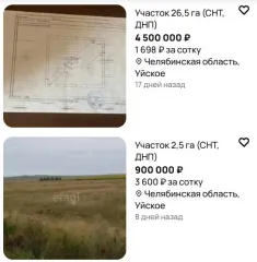 Земельный участок 821500 кв.м, доля 1/40, Челябинская область, Уйский район. Адрес (местонахождение): Россия, обл Челябинская, р-н Уйский, с Нижнеусцелемово, кадастровый (условный) номер: 74:22:0000000:158. Находится в долевой собственности, размер доли: 1/40.