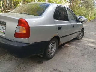Автомобиль: Hyundai Accent, год выпуска: 2008, VIN: Х7МСF41GР8М165768, цвет кузова: серебристый