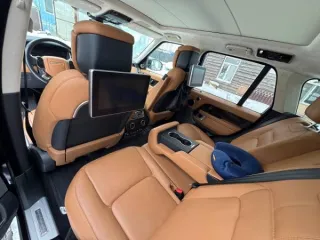 Land Rover Range Rover 2018 года выпуска. Государственный номер: Р001КС174. VIN: SALGA2BE8JA381259.