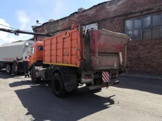 Мусоровоз МКЗ-4500, 2013. Назначение: Мусоровоз. Марка: МКЗ-4500 на шасси KAMAZ-43253-A3. Год выпуска: 2013. Модель: МКЗ-4500 на шасси KAMAZ-43253-A3. VIN (заводской) номер: Х89104500D0AA3002
