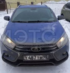 автомобиль легковой модель Lada  Ваз  Vesta, I, 2020 г.в. автомобиль легковой модель Lada  Ваз  Vesta, I, 2020 г.в., цвет: синий. Автомобиль в залоге у ПАО  Росбанк .