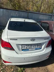 Автомобиль Hyundai Solaris 2015 г.в., г/н Т258УЕ64 (64-009326) VIN Z94CT41DAFR390811. Б/у.