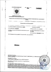 Товарный знак Silvion (регистрационный номер 742840, приоритет 07.05.2019, дата истечения срока действия исключительного права 07.05.2029).