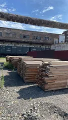 Пиломатериал: обрезная доска хвойных пород из сосны обыкновенной - 71,115м3. Обрезная доска из лиственницы сибирской - 65,14м3. Период заготовки предположительно конец 2024года. Хранился на открытой площадке. Находятся г. Красноярск 30% Пиломатериал: обрезная доска хвойных пород из сосны…