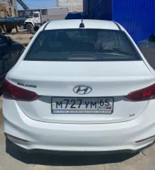 Автомобиль Hyundai Solaris, цвет: белый, 2017 года выпуска, гос. номер М727УМ65, VIN Z94K241CAJR012307, тип ТС: легковой, категория ТС: В, шасси (рама) №: отсутствует, кузов (кабина, прицеп) №: Z94K241CAJR012307, ограничения/обременения: не зарегистрировано.