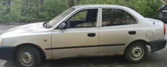 Автомобиль: Hyundai Accent, год выпуска: 2008, VIN: Х7МСF41GР8М165768, цвет кузова: серебристый