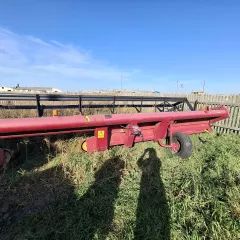 Жатка валковая зерновая ZhVZ-10.7M, 2014 года выпуска, заводской номер 1248, производитель РУП «Гомельский завод». Дополнительная информация на маркетплейсе Портал DA…