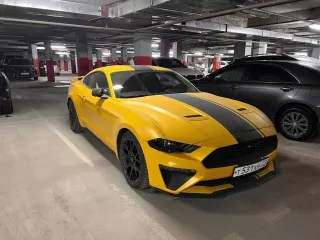 Ford Mustang Mustang, 2019 года, 213,9 лс, 40000 км, АКПП, Легковой автомобиль, марка: FORD, модель: MUSTANG, год изготовления: 2019, цвет: Оранжевый, VIN: 1FA6P8TH7L5107775, ПТС: 1643 02060853524, г/н: Т531ХН27, изготовитель (страна): Ford Motor Co (США), мощность двигателя, л. с. (кВт): 213,97…