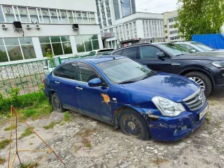 Легковой автомобиль, марка: Nissan, модель: Almera, год изготовления: 2013, цвет: синий, VIN: Z8NAJL00050058856, сведения о залоге: ООО "Драйв Клик Банк" (ИНН 6452010742)