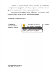 Лот № 2 –  береза: дровяная – 2,15 куб.м., осина:  дровяная – 9,87 куб.м. Всего древесины: дровяная – 12,02 куб.м. (согласно данным письма Министерства лесного хозяйства Кировской области от 13.03.2025 № 1467-58-05-10, от 30.04.2025 № 2364-58-05-10). Лот № 2 –  береза: дровяная – 2,15 куб.м…
