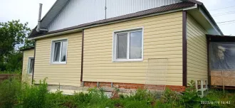 Жилой дом 76,9 кв.м и участок 1294 кв.м в Уфе, Башкортостан. Дом, кадастровый номер 02:55:040314:661, и земельный участок, кадастровый номер 02:55:040314:32, расположены по адресу: Республика Башкортостан, Калининский район, г. Уфа, улица Мелеузовская, дом 34. Ознакомление с имуществом в период…