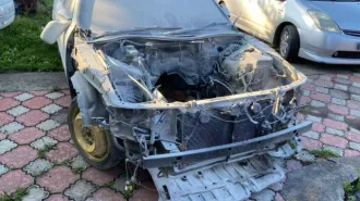 Toyota Cresta 1997 года, белый цвет, VIN отсутствует, ПТС 19НО 040297, госномер О065МЕ19, модель двигателя 6519435, номер двигателя 6519435, мощность 140 л.с., объем двигателя 103 куб.см, шасси отсутствует, номер кузова GX100-6048194, разрешенная масса 1630 кг, снаряженная масса 1330 кг.