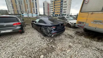 Bmw 4series 430i xdrive, 2022 года выпуска, идентификационный номер (vin) WBA71AP070CL19575, автомобиль не на ходу, после ДТП (см. фото), технически не исследовался, требуется осмотр.