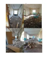 Здание пожарного депо с пристроем, назначение: нежилое, площадью 412,7 кв.м., кадастровый номер 45:08:011301:1413, количество этажей – 1, год завершения строительства – 1982, расположенного по адресу: Курганская область, муниципальный округ Кетовский, село Просвет, улица Заводская, дом 1.