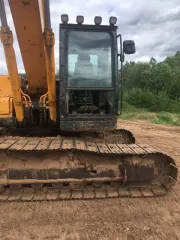 Экскаватор Hyundai R210LC-7 2008 года, цвет серый, желтый, госномер 6821 CB 78, номер двигателя B59-26431500.