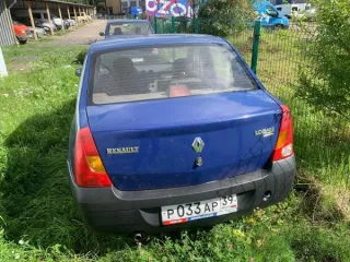 Renault Logan (SR), 2006 года выпуска, цвет кузова тёмно-синий, VIN X7LLSRAGH6H040463, регистрационный номер Р033АР39. Мощность двигателя 55 л.с., коробка передач механическая, привод передний, объем двигателя 1390 см³, пробег 317974 км.