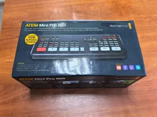 Видео микшер Blackmagik Design ATEM Mini Pro Видео микшер Blackmagik Design ATEM Mini Pro 
Вид оборудования: видео микшер 
Состояние объекта (новое, б\у): б/у 
