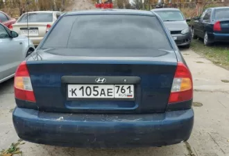 Автомобиль Hyundai Accent, VIN: X7MCF41GP7M133492, гос. номер: К105АЕ761, 2007 год.