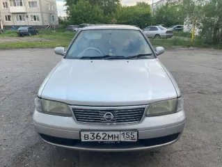 Nissan Sunny 2004 года, серый цвет, кузов FNB15038763, номер В362МН155