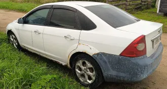Ford Focus, 2008 Транспортное средство Форд Фокус, 2008 г.в., VIN X9FHXXEEDH8S06049. Автомобиль не на ходу, не заводится. Требует замены грм, рулевой рейки, ремонт двигателя, ремонт кпп, замена порогов. Место нахождения авто, ключей и документов: г. Ярославль, ул. Нефтяников д.7. Пробег: 384 258…