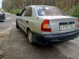 Автомобиль: Hyundai Accent, год выпуска: 2008, VIN: Х7МСF41GР8М165768, цвет кузова: серебристый