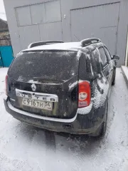 Renault Duster 2012 года, черный, пробег 404562 км, Волгоградская область, Суровикино. VIN X7LHSRH8547874325. Состояние неудовлетворительное, не на ходу, требуется капитальный ремонт двигателя.
