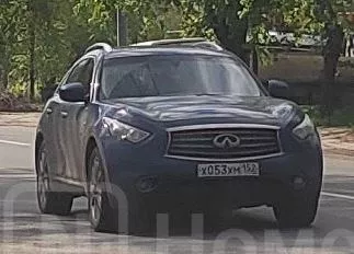 Infiniti QX70, 2013 г.в., VIN: Z8NTCNSS1DS005037, ГРЗ:X053XM152  цвет: Синий