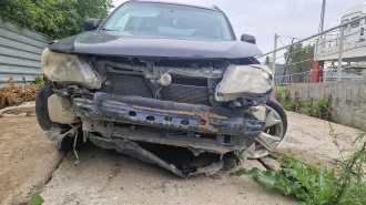 Subaru Forester 2008 года, VIN JF1SH9LL59G012158. Автомобиль после ДТП, не на ходу, двигатель не заводится. Пробег 228 196 км.