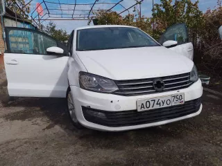 Автомобиль VOLKSWAGEN POLO, 2019 г.в., цвет белый, VIN XW8ZZZ61ZKG049727. Имущество обременено залогом АО «Эксперт Банк»