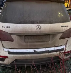 Mercedes-Benz GL-Класс AMG 2013 года, 558 лс, пробег 138650 км, АКПП. Автомобиль Mercedes-Benz GL63 AMG, госномер В444ВК50, VIN WDC1668741А256328, цвет белый.
