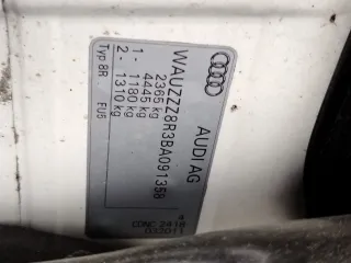 Audi Q5 2011 автомобиль легковой, марка: AUDI, модель: Q5, VIN: WAUZZZ8R3BA091358, гос. рег. номер: О327РВ29, год изготовления: 2011
