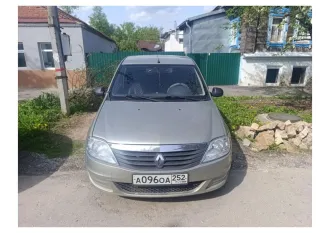 Renault Logan 2011 автомобиль марки Renault модель Logan 2011 г.в. VINномер X7LLSRB1HBH393888 с можно ознакомиться по месту его нахождения: Нижегородская обл., г. Арзамас, ул. Ступина, 21, предварительно согласовав время с Финансовым управляющим по тел. +79128007163, либо путем направления запроса…