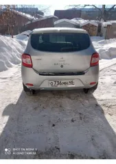 Renault Sandero 2015 года, 102 л.с., 200 000 км. Автомобиль легковой, марка: Renault, модель: Sandero, VIN: X7L5SRAV452825268, гос. рег. номер: О736МН45, год изготовления: 2015.